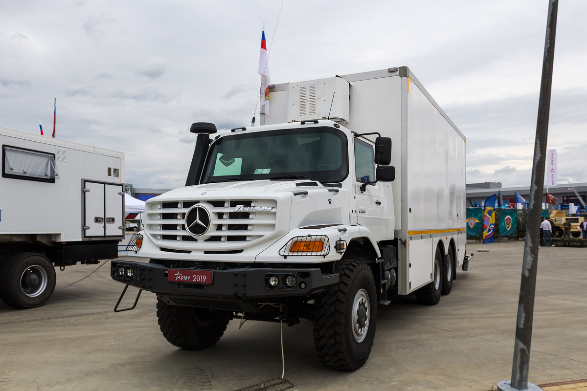 Москва, № Е 650 УН 777 — Mercedes-Benz Zetros 2733; Транспорт силовых  ведомств РФ — Военно-технический форум 