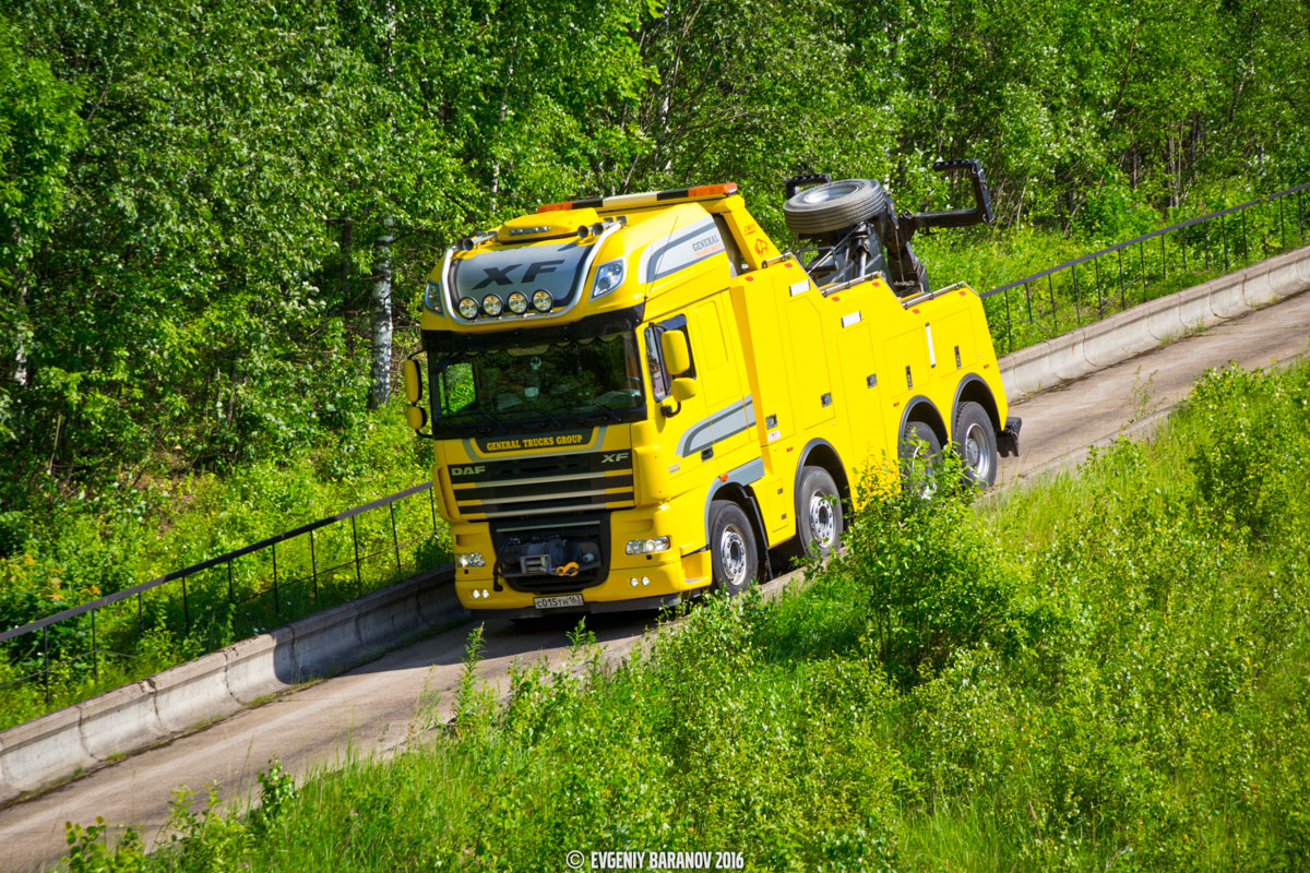 Самарская область, № С 015 ТН 163 — DAF XF105 FAD