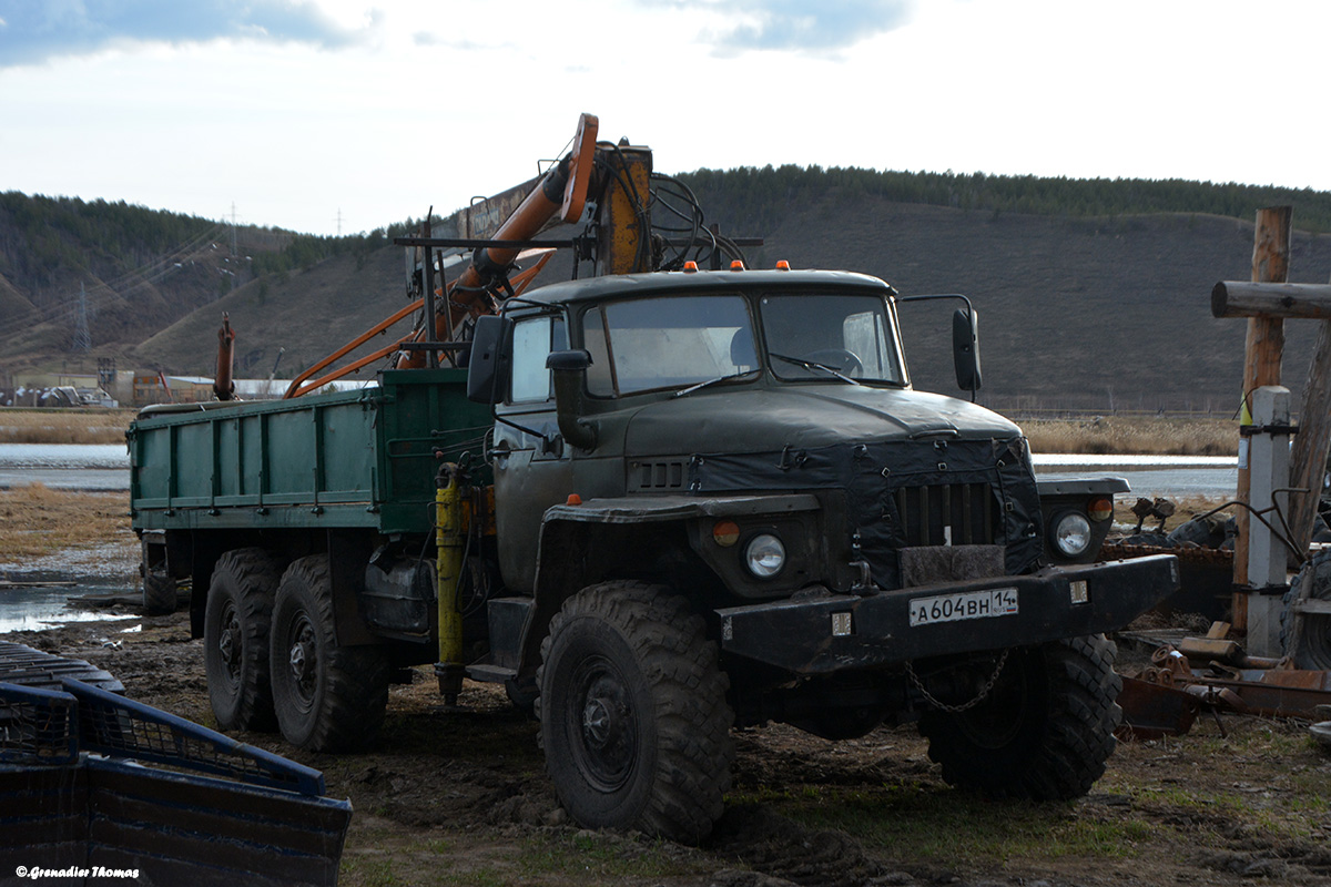 Саха (Якутия), № А 604 ВН 14 — Урал-375 (общая модель)