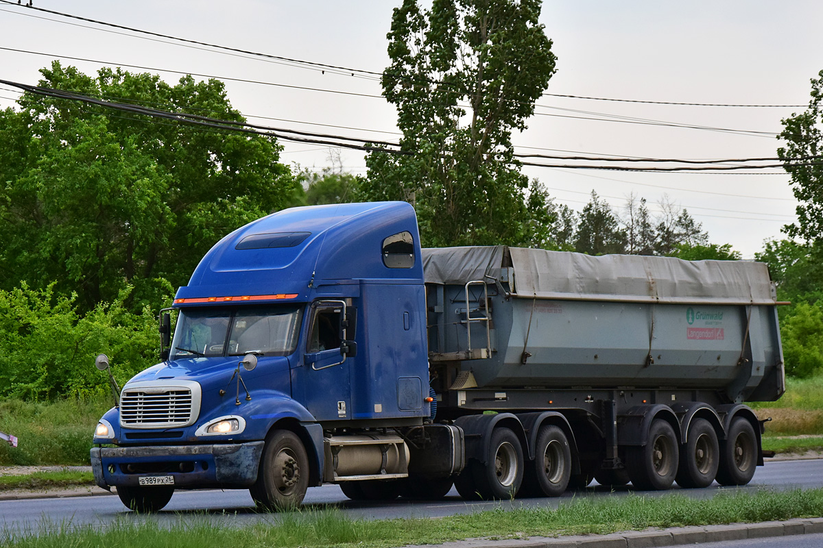 Ставропольский край, № В 989 РХ 26 — Freightliner Columbia — Фото — Фототрак