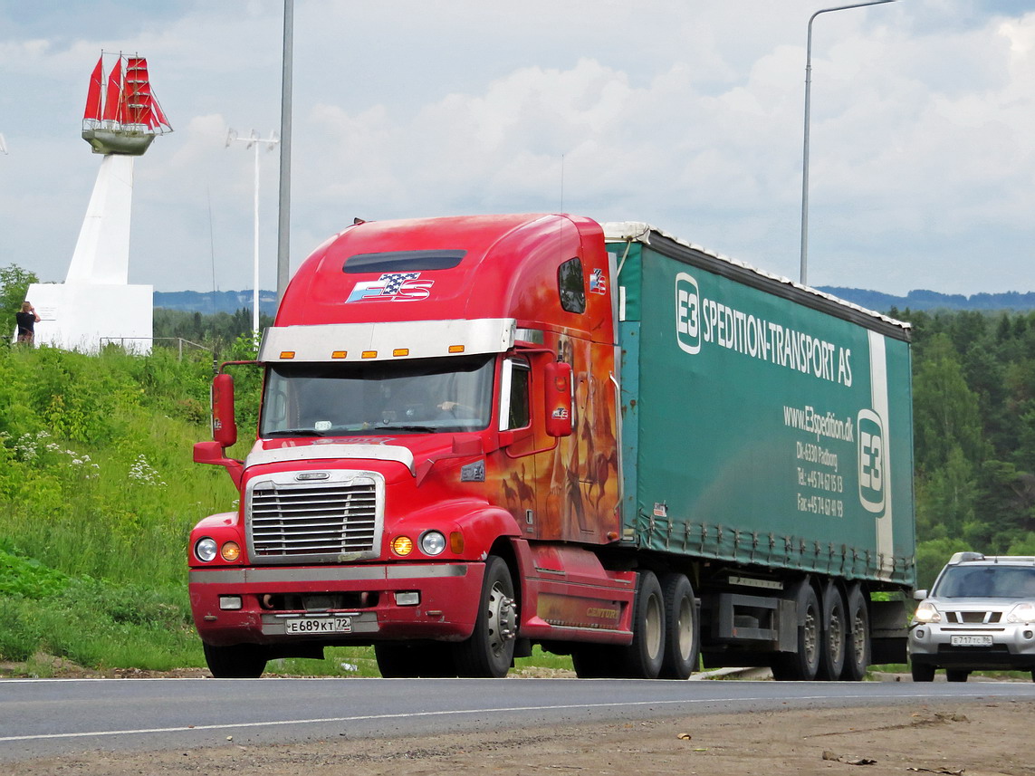 Тюменская область, № Е 689 КТ 72 — Freightliner Century Class; Ekaterinburg Truck Service (ETS) (Кировская область)