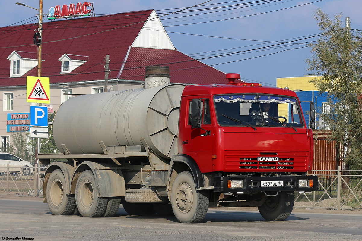 Саха (Якутия), № Х 507 ВЕ 14 — КамАЗ-53215 (общая модель)