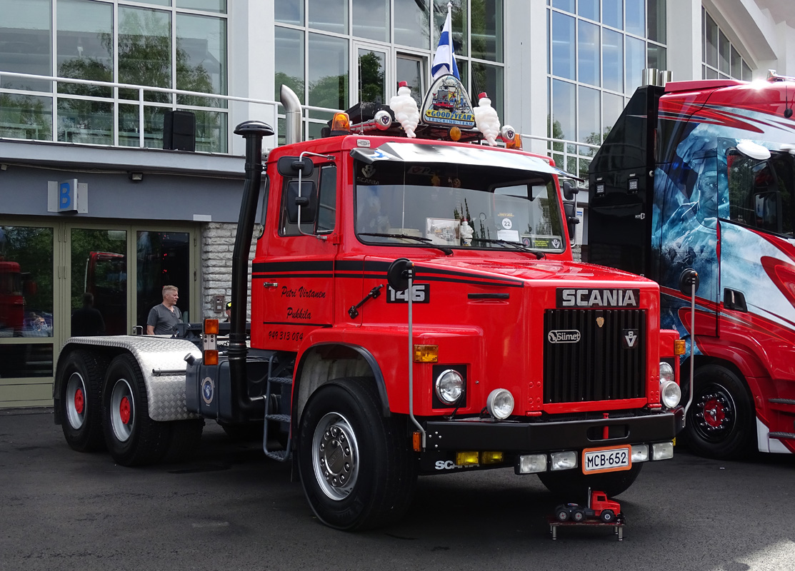 Финляндия, № MCB-652 — Scania (общая модель); Эстония — Tallinn Truck Show 2023