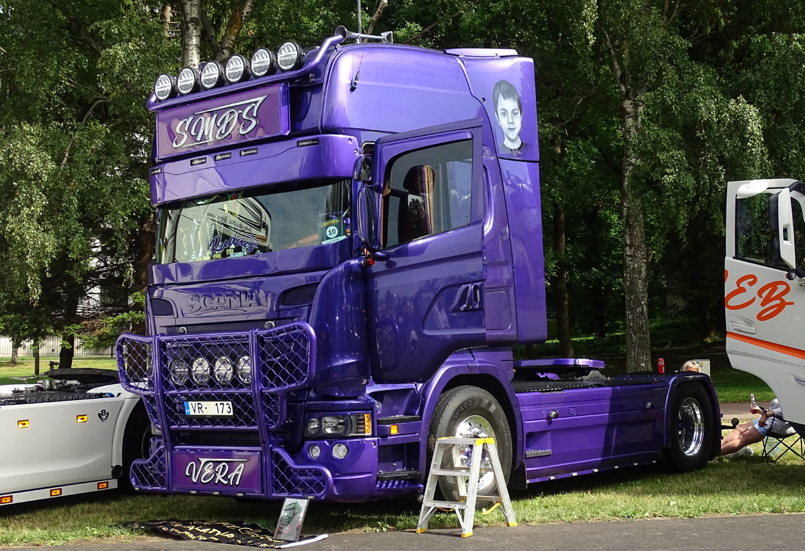 Латвия, № VR-173 — Scania ('2004) R500; Эстония — Tallinn Truck Show 2023