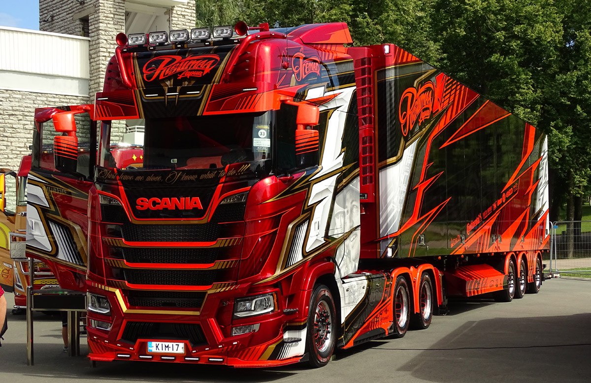 Финляндия, № KIM-17 — Scania ('2016) S650; Эстония — Tallinn Truck Show 2023