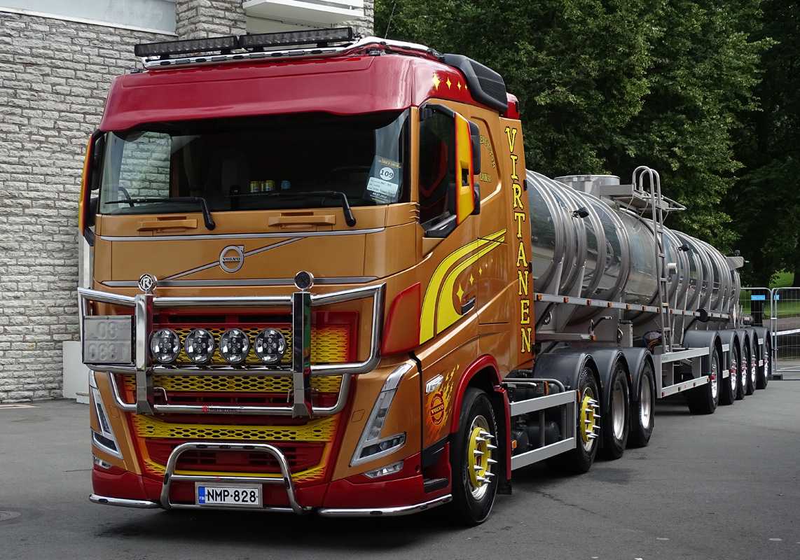 Финляндия, № NMP-828 — Volvo ('2020) FH.540; Эстония — Tallinn Truck Show 2023