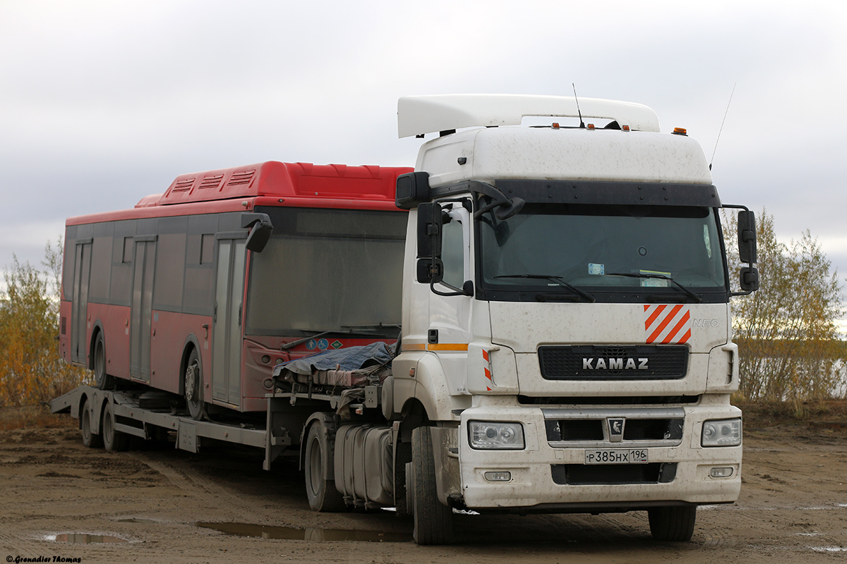 Свердловская область, № Р 385 НХ 196 — КамАЗ-5490-S5(87)