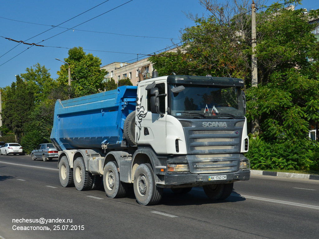 Севастополь, № АК 1760 СМ — Scania ('2004) R420