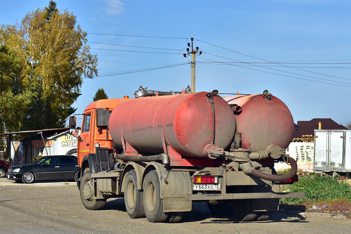 Тюменская область, № У 663 КО 72 — КамАЗ-65115-62