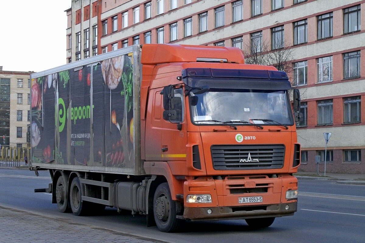 Минская область, № АТ 6553-5 — МАЗ-6310 (общая модель)
