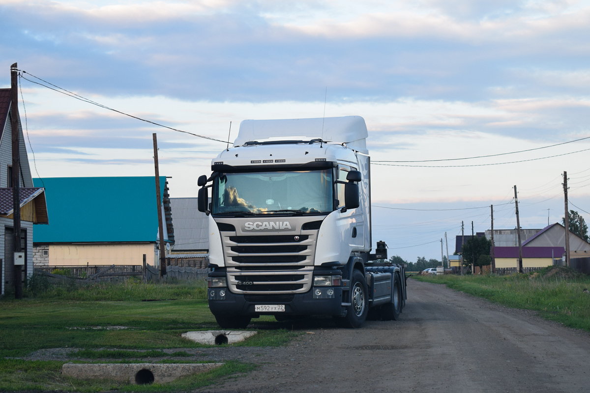 Алтайский край, № М 592 УХ 22 — Scania ('2013) G400