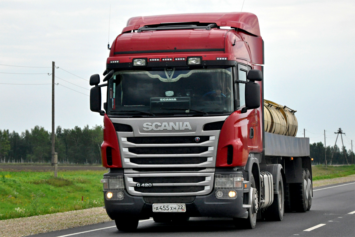 Алтайский край, № А 455 ХН 22 — Scania ('2009) G400