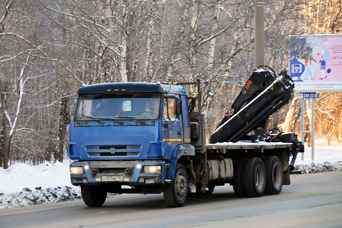 Пермский край, № О 107 МВ 159 — КамАЗ-65117-N3(78)