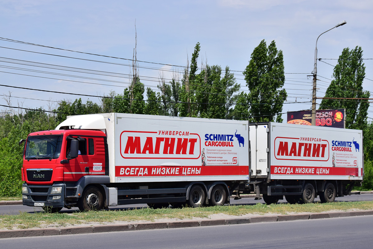 Волгоградская область, № В 681 МХ 761 — MAN TGS 28.360