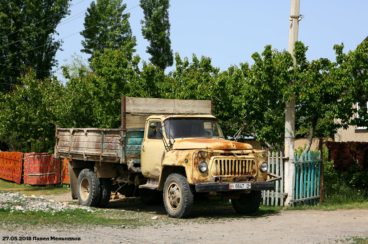 Киргизия, № I 6647 D — ГАЗ-53-02