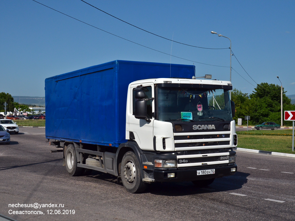 Севастополь, № А 180 ЕН 92 — Scania ('1996) P94D