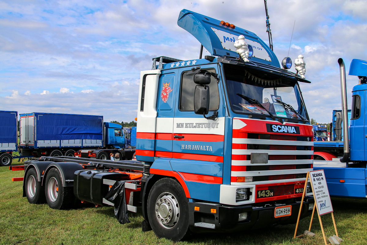 Финляндия, № KGN-959 — Scania (III) R143H; Финляндия — Power Truck Show 2019