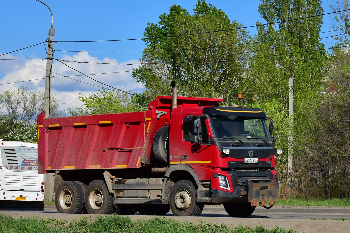Волгоградская область, № В 351 ХВ 134 — Volvo ('2013) FMX.420 [X9P]