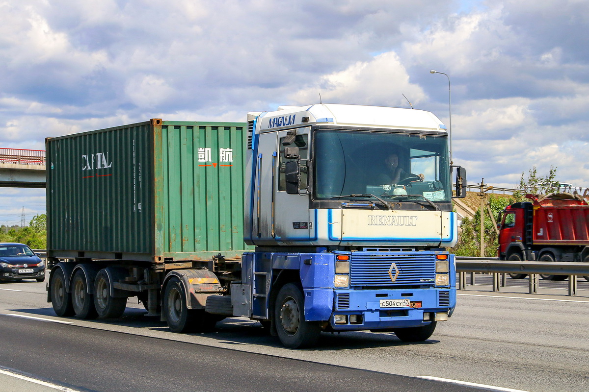 Ленинградская область, № С 504 СУ 47 — Renault Magnum AE ('1990)