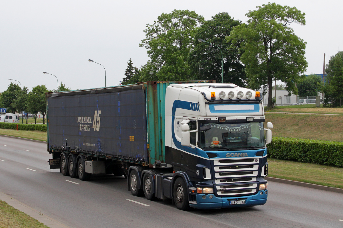 Литва, № KSG 333 — Scania ('2004) R420