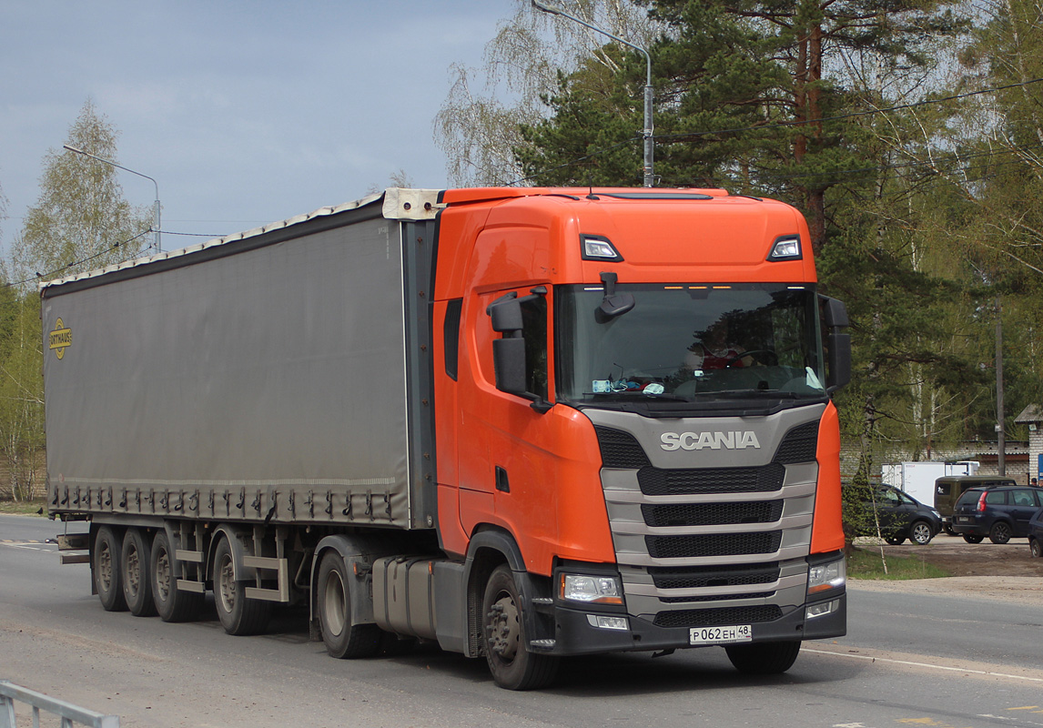 Липецкая область, № Р 062 ЕН 48 — Scania ('2016) S450