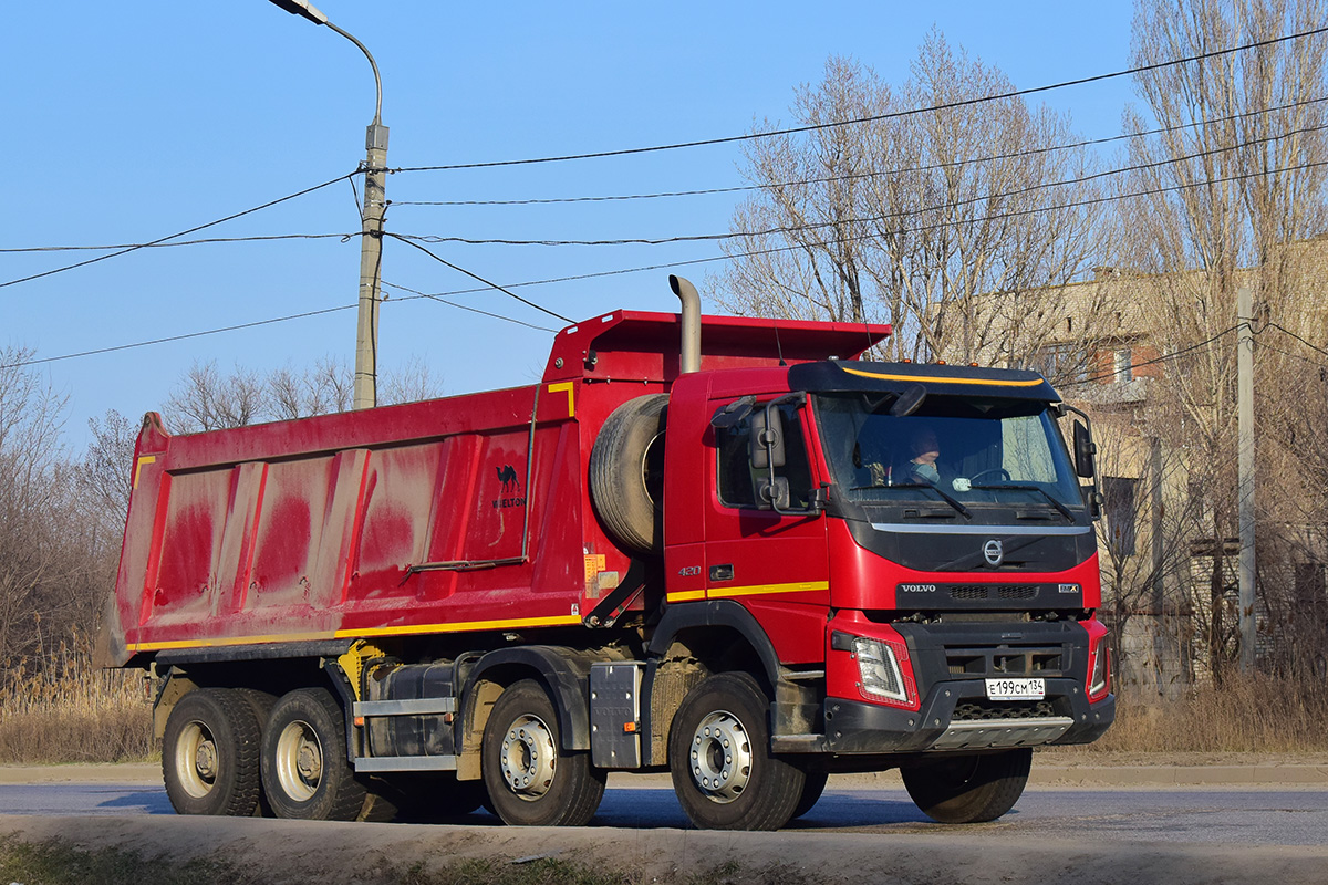 Волгоградская область, № Е 199 СМ 134 — Volvo ('2013) FMX.420 [X9P]