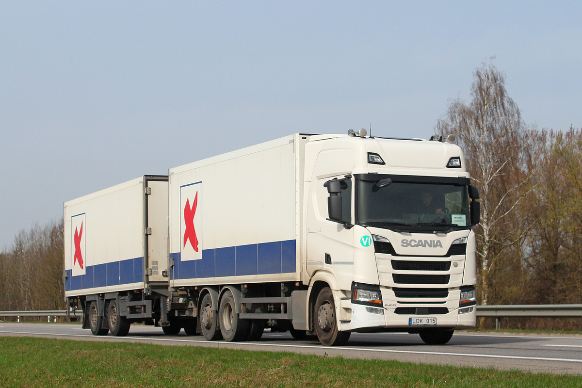 Литва, № LDK 015 — Scania ('2016) R410