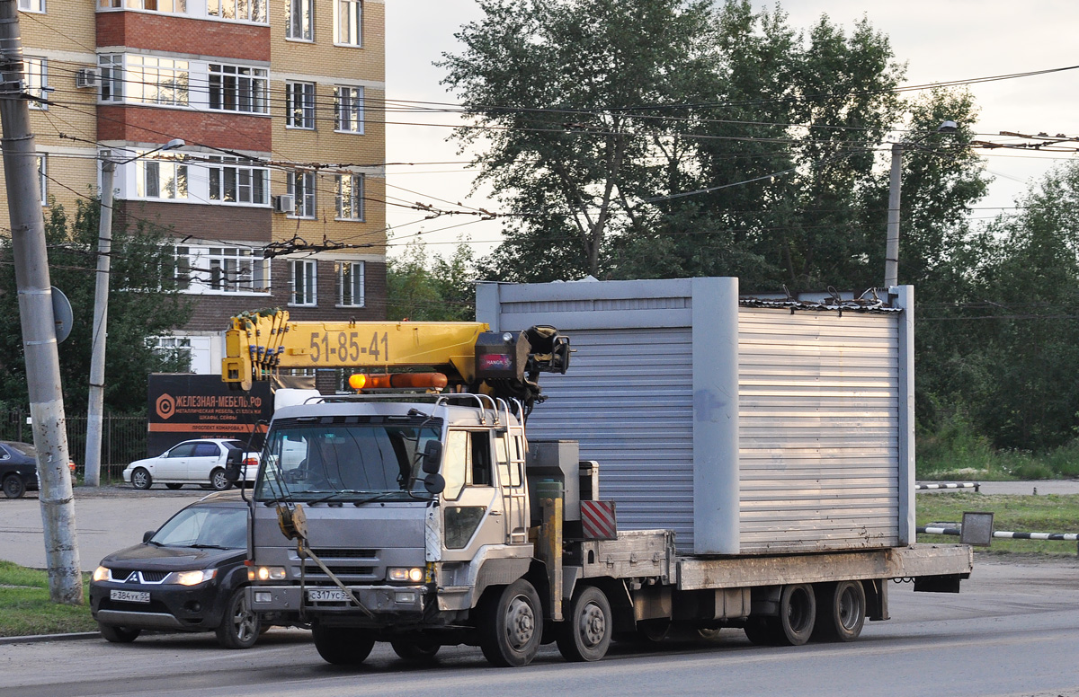 Омская область, № С 317 УС 55 — Mitsubishi Fuso (общая модель)