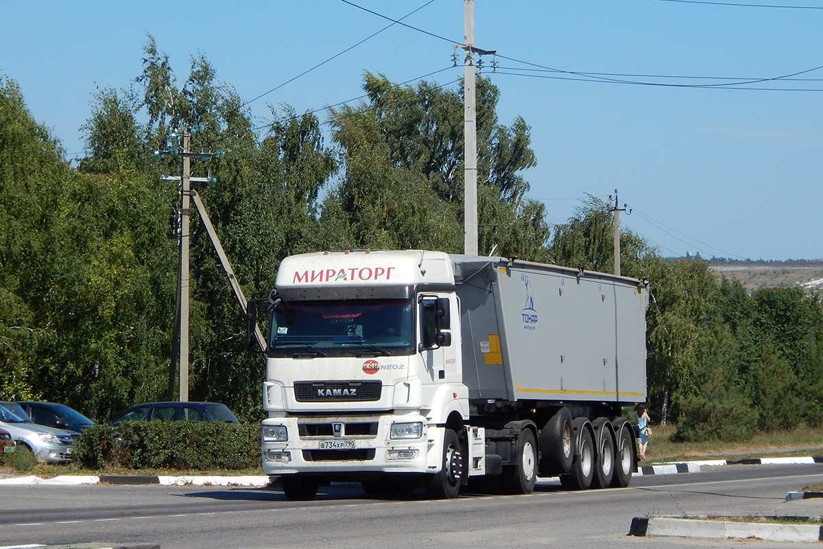 Орловская область, № В 734 ХР 790 — КамАЗ-5490-S5(87)