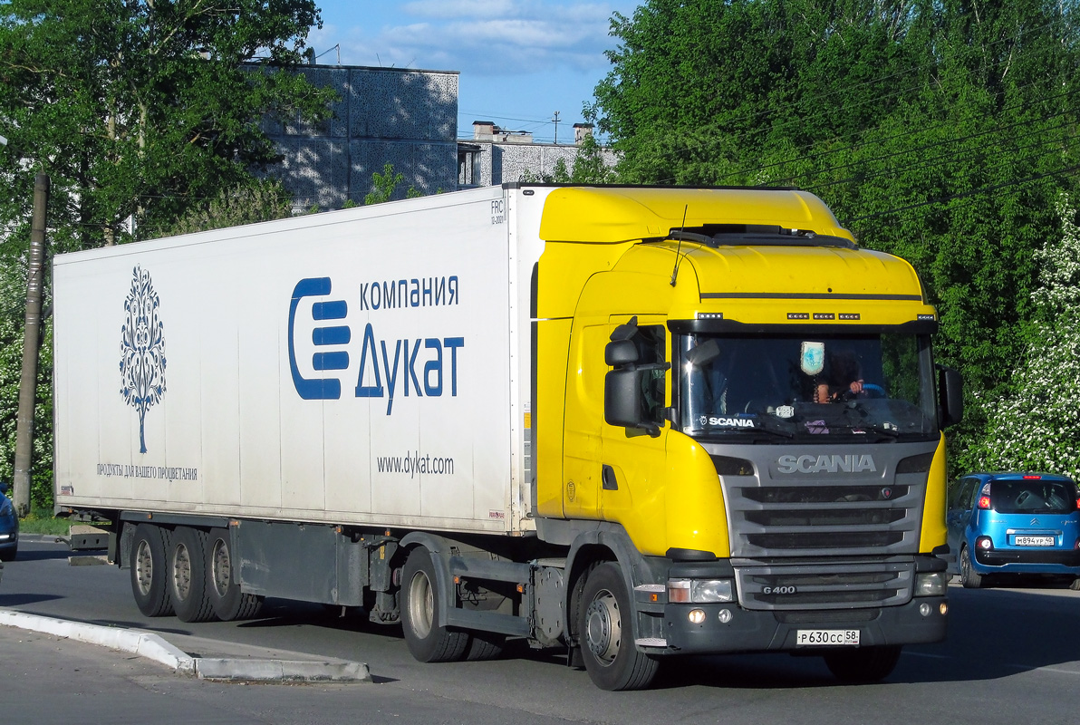 Пензенская область, № Р 630 СС 58 — Scania ('2013) G400