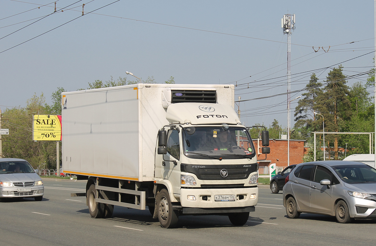 Воронежская область, № К 376 ВМ 136 — Foton Aumark TX / Ollin (общая модель)