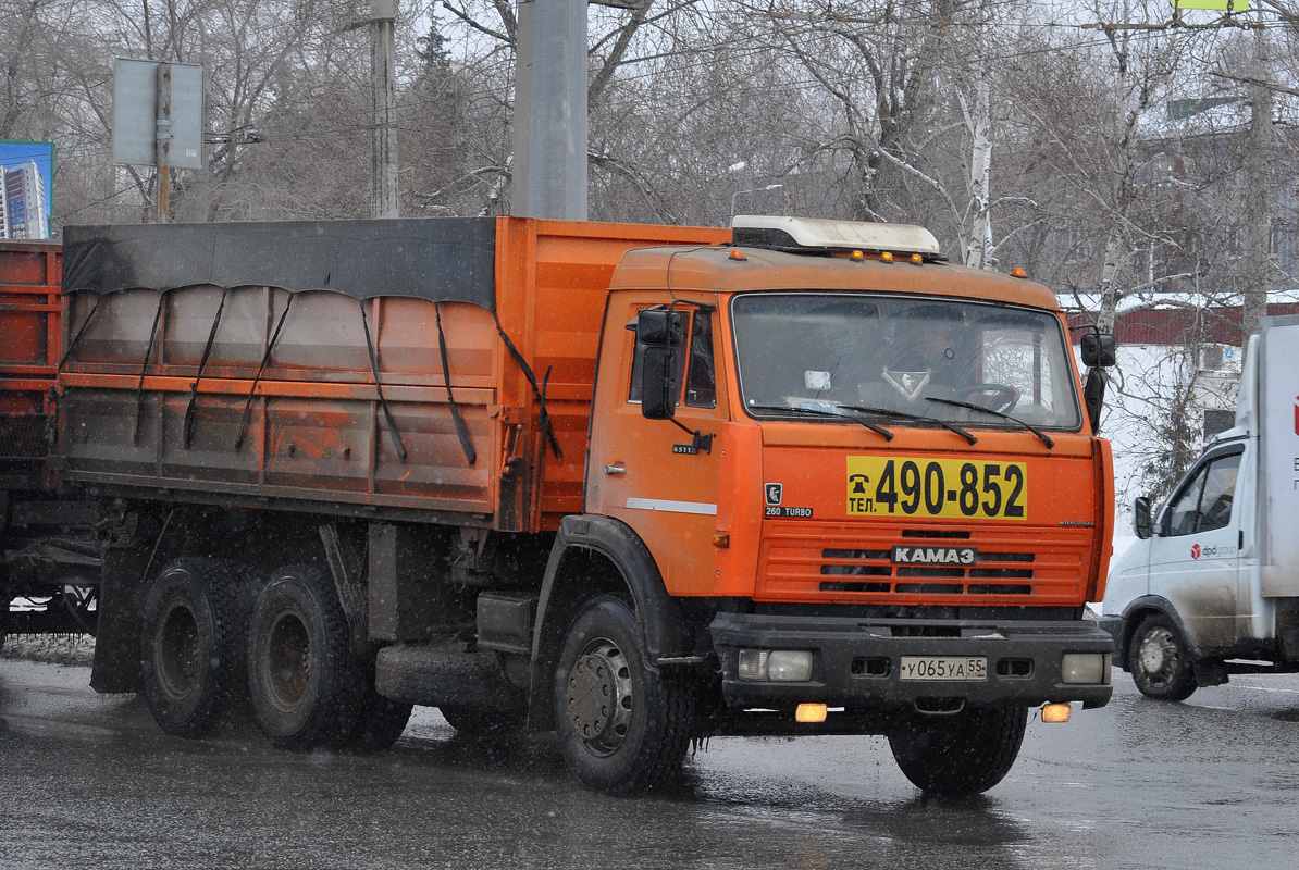 Омская область, № У 065 УА 55 — КамАЗ-65115-15 [65115R]