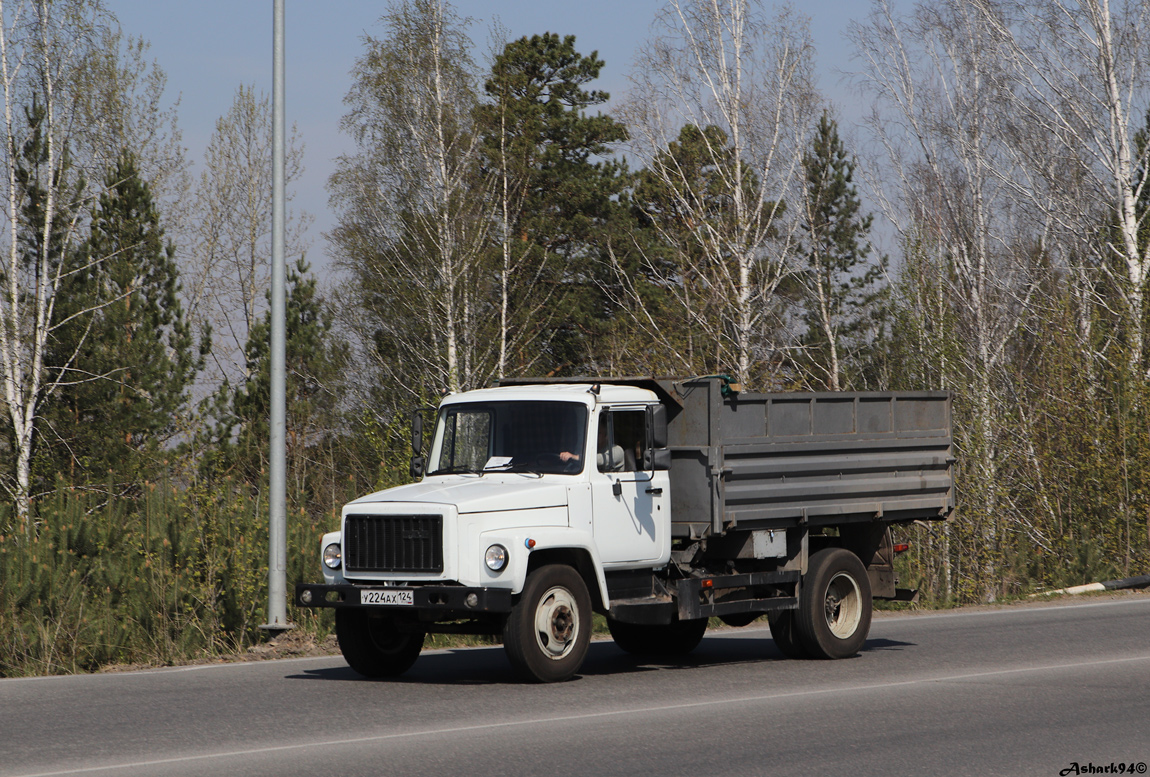 Красноярский край, № У 224 АХ 124 — ГАЗ-3309