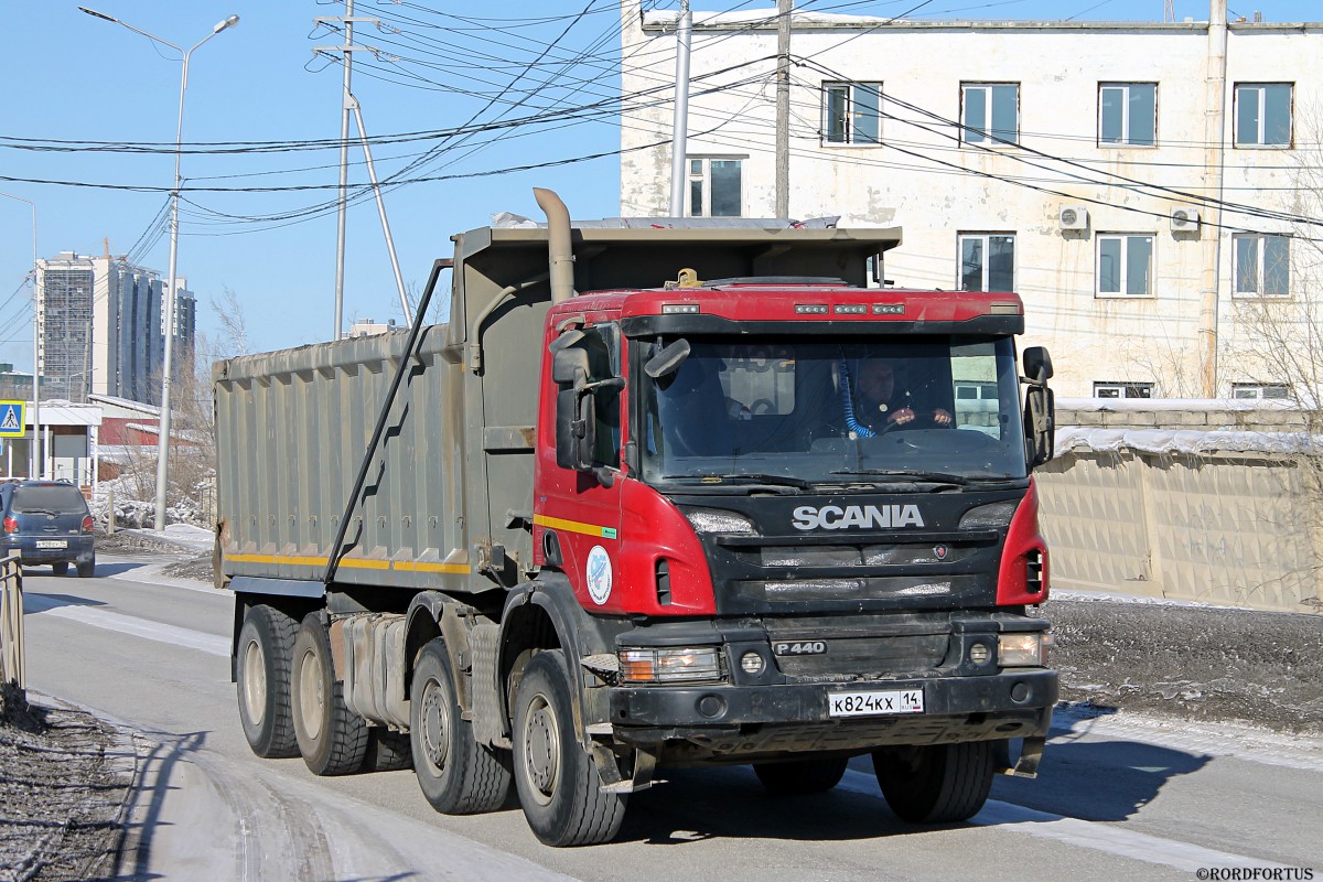 Саха (Якутия), № К 824 КХ 14 — Scania ('2011) P440