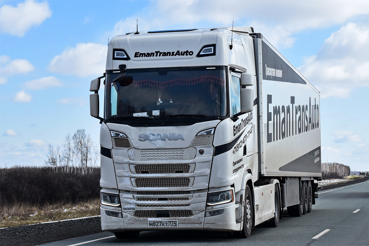 Челябинская область, № М 827 КТ 774 — Scania ('2016) S500