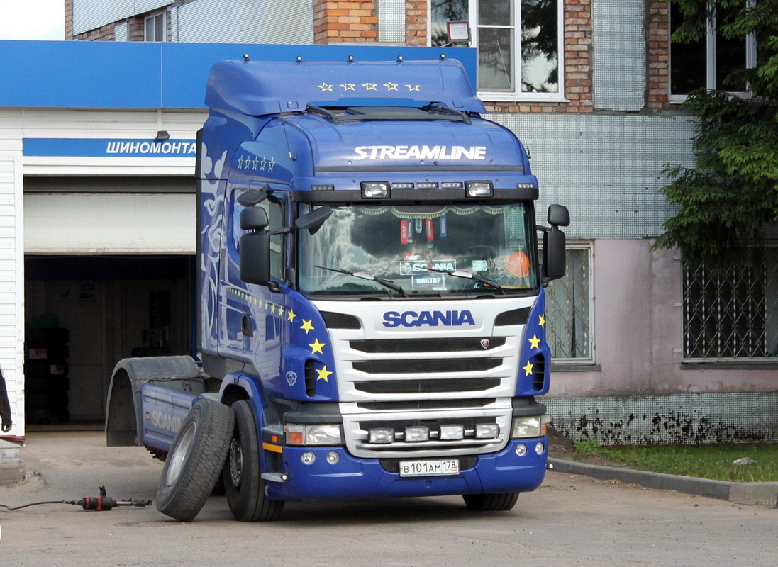 Псковская область, № В 101 АМ 178 — Scania ('2009) G420