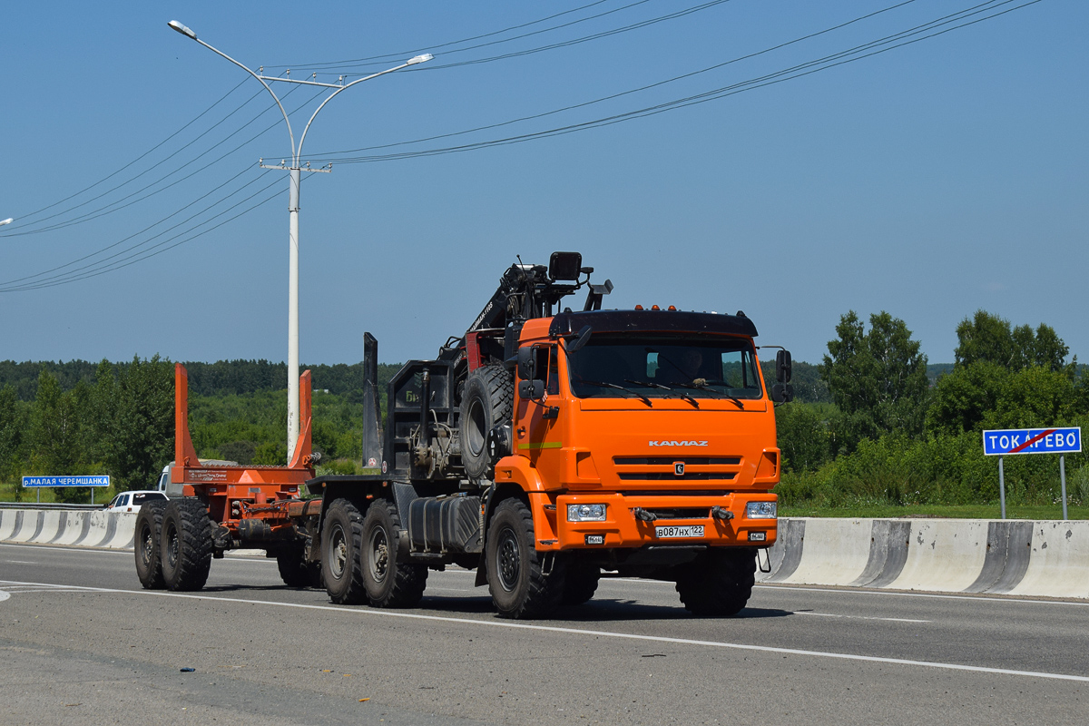 Алтайский край, № В 087 НХ 122 — КамАЗ-43118-50