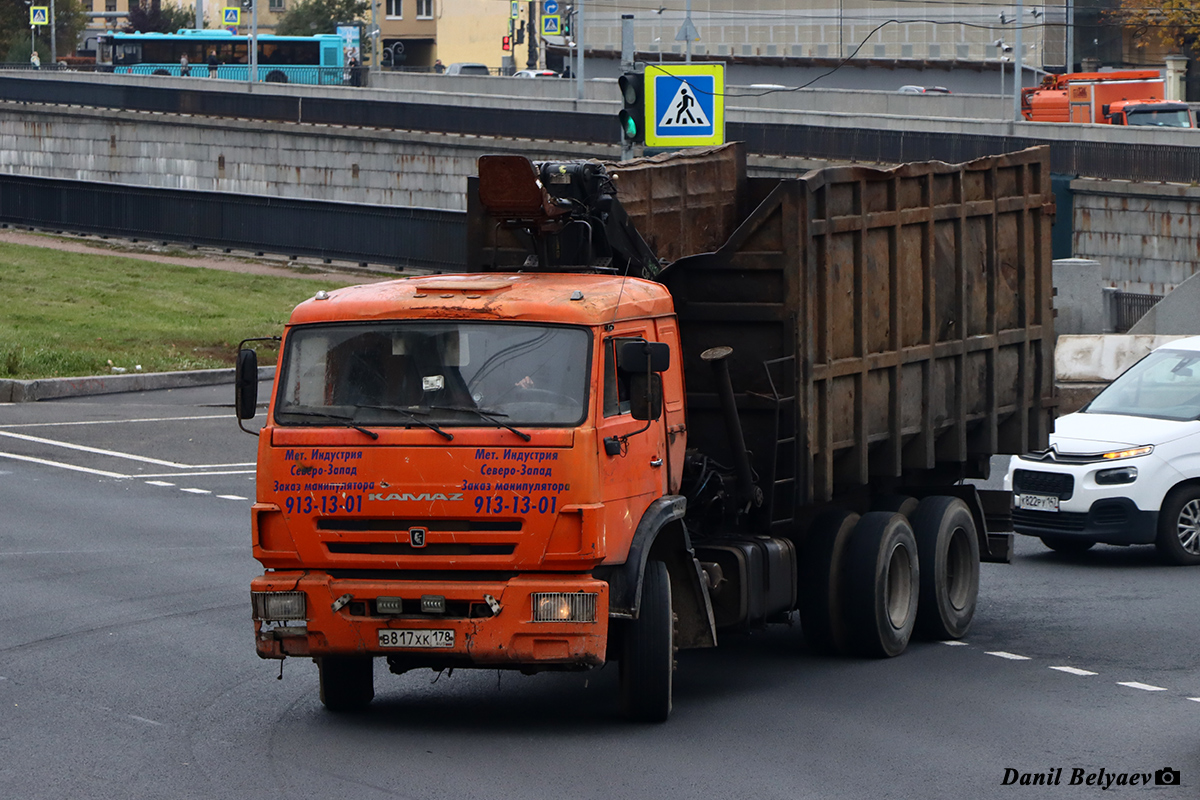 Санкт-Петербург, № В 817 ХК 178 — КамАЗ-65115-L4(19)