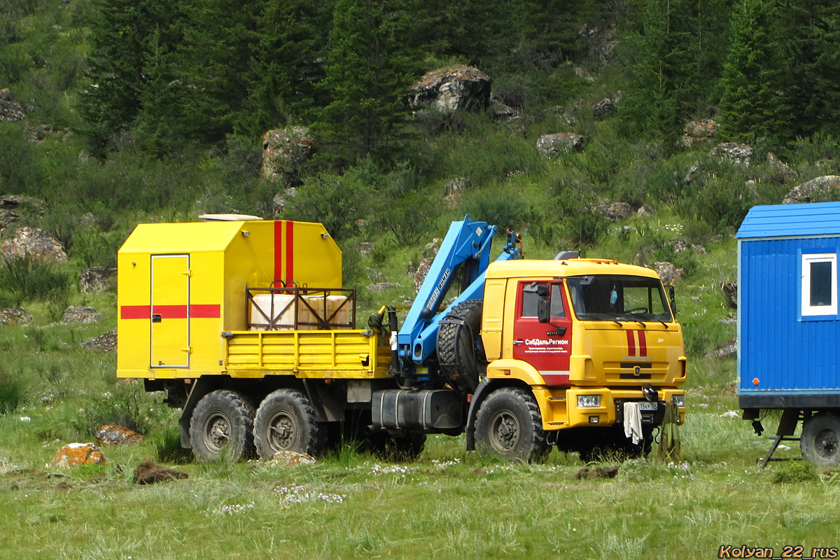 Новосибирская область, № А 215 КР 154 — КамАЗ-43118 (общая модель)
