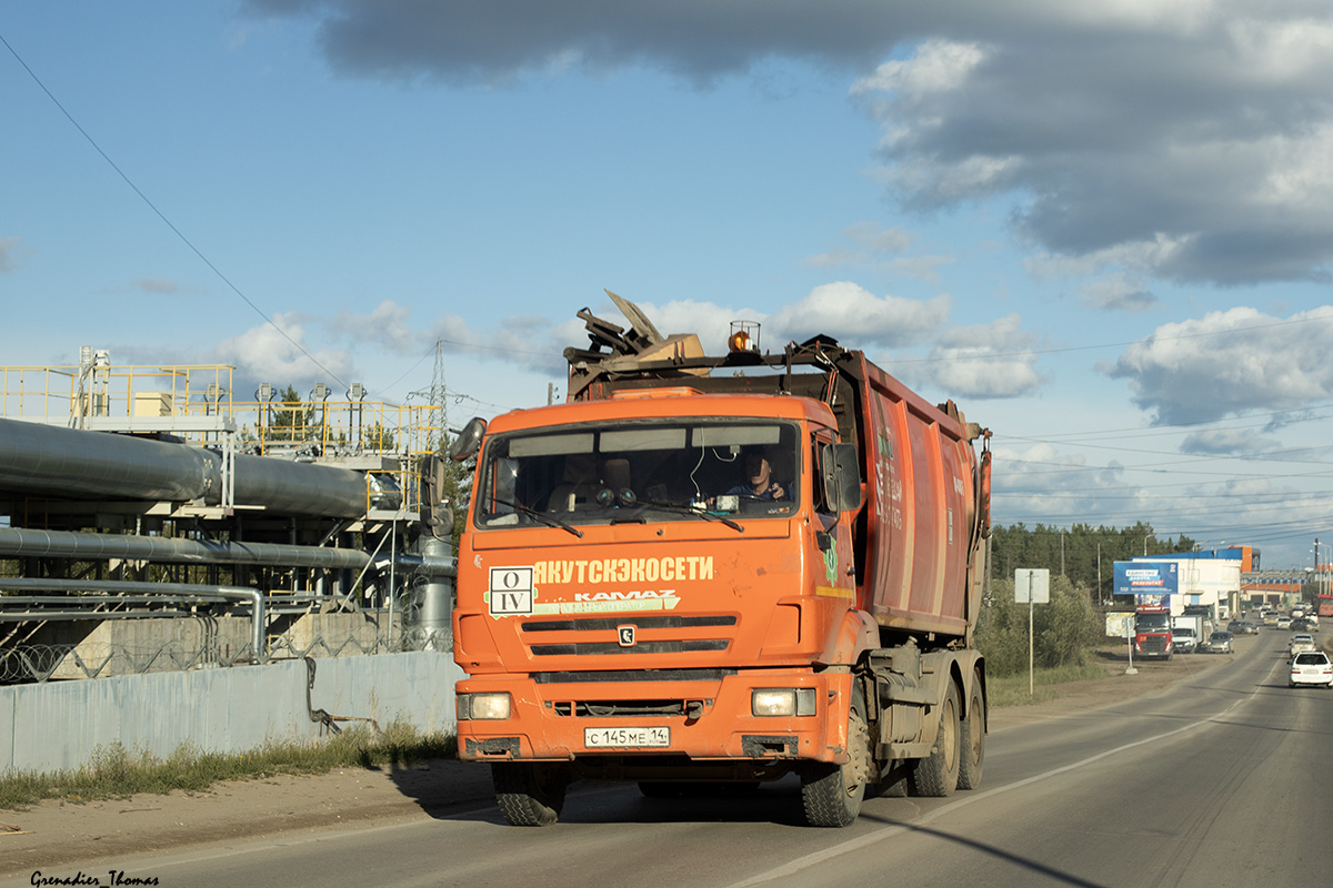 Саха (Якутия), № С 145 МЕ 14 — КамАЗ-65115-50