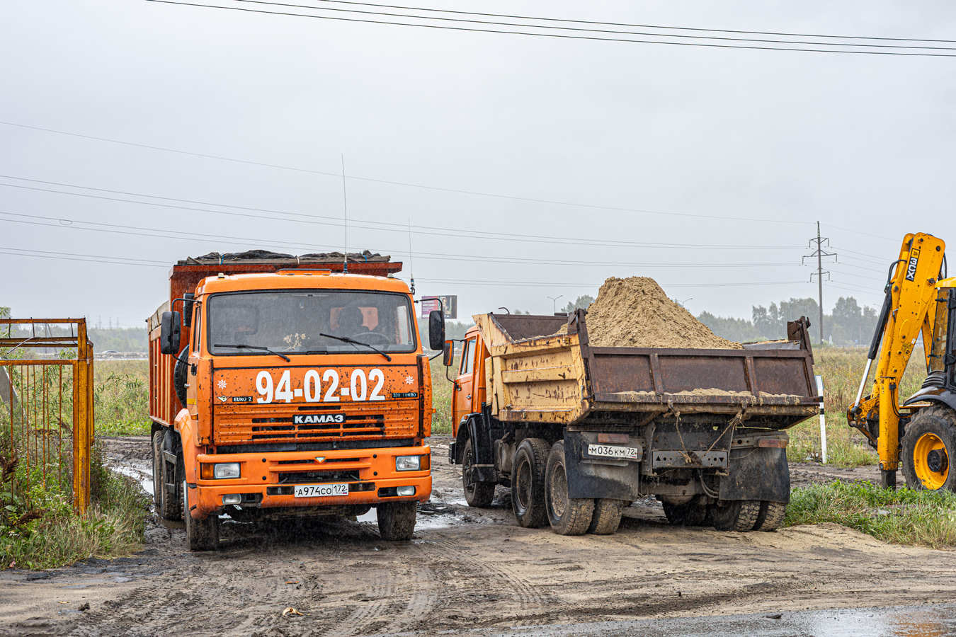 Тюменская область, № А 974 СО 172 — КамАЗ-6520 [652000]; Тюменская область, № М 036 КМ 72 — КамАЗ-55111 [551110]