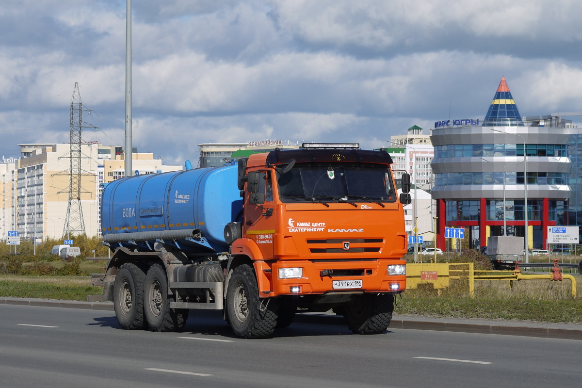 Ханты-Мансийский автоном.округ, № Р 391 ВХ 186 — КамАЗ-43118 (общая модель)