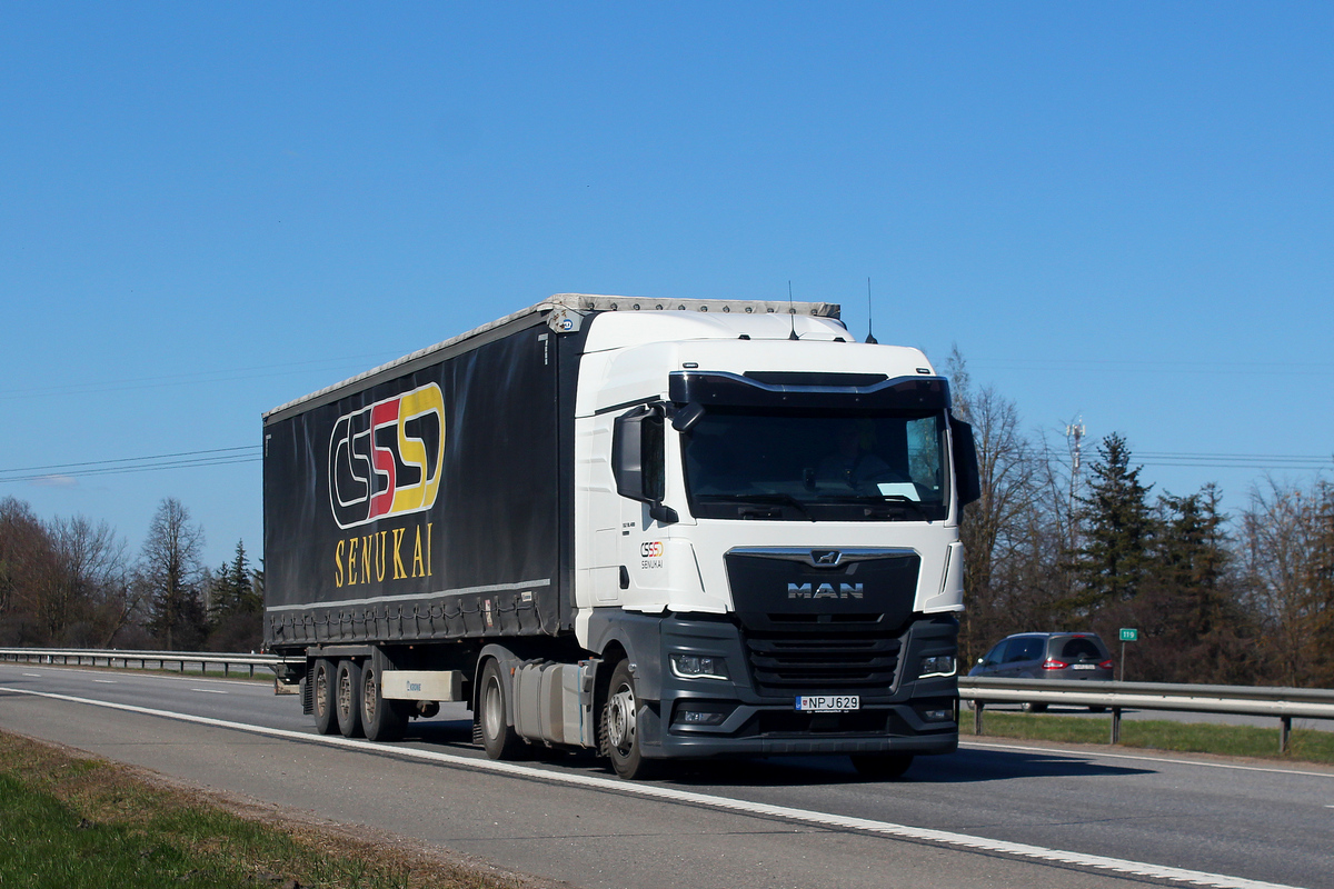 Литва, № NPJ 629 — MAN TGX ('2020) (Общая модель)