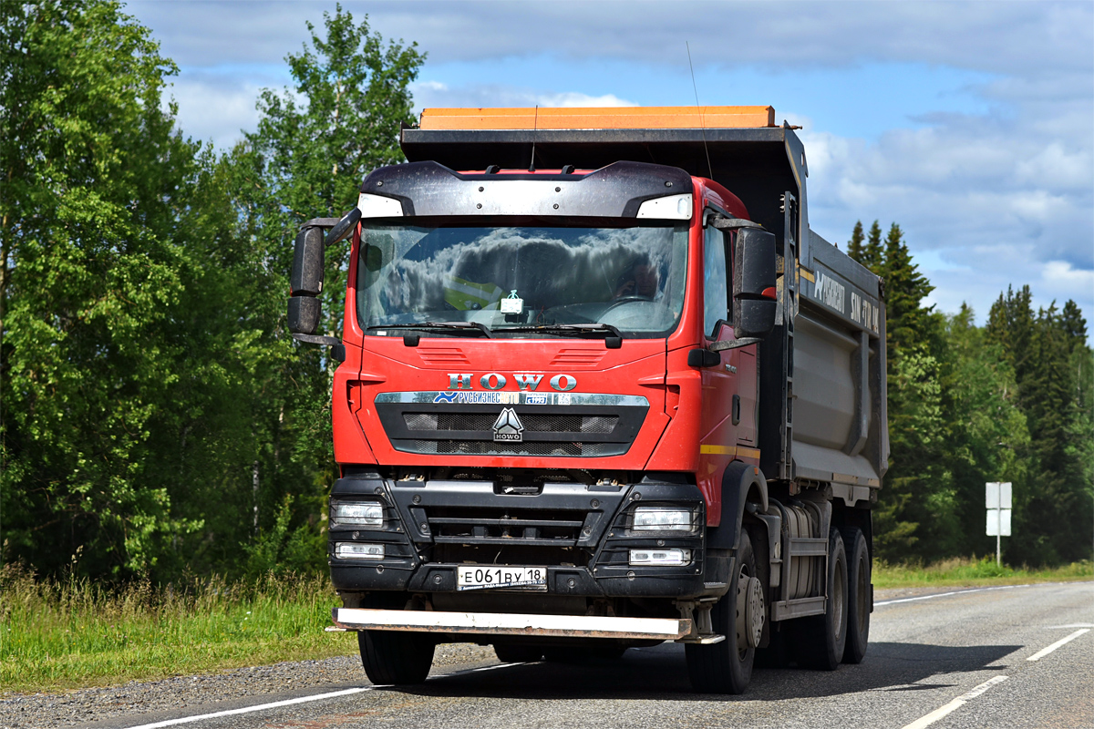 Удмуртия, № Е 061 ВУ 18 — Howo T5G ZZ3257