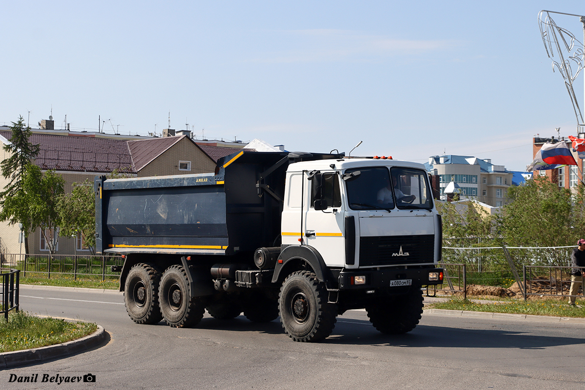 Ненецкий автономный округ, № А 080 ОМ 83 — МАЗ-6317F9