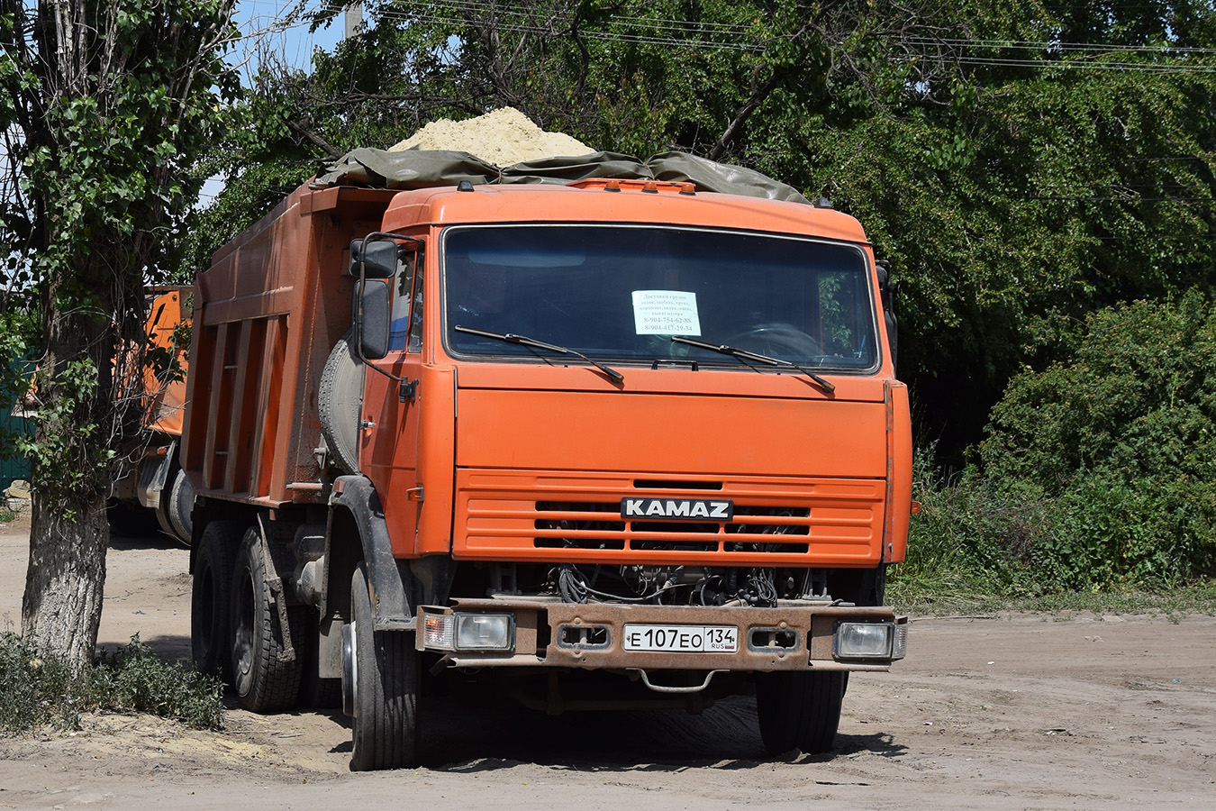 Волгоградская область, № Е 107 ЕО 134 — КамАЗ-65115 [651150]
