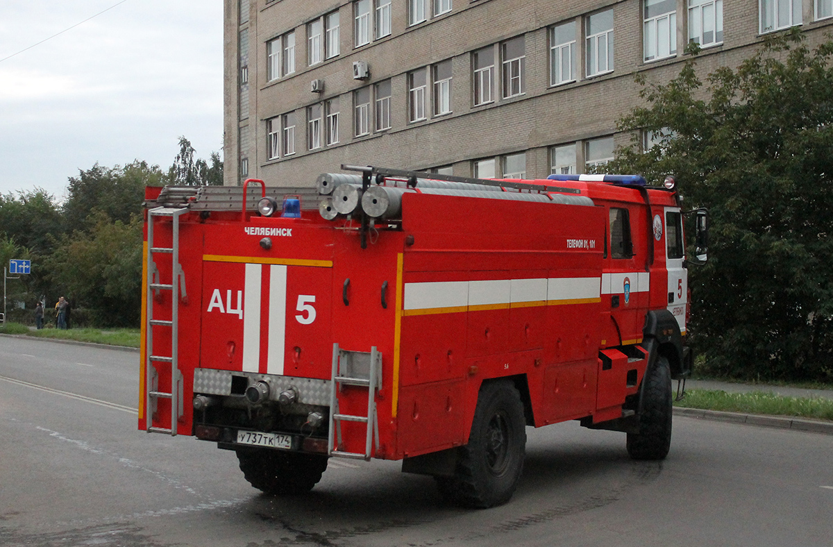 Челябинская область, № У 737 ТК 174 — Урал-43206-79