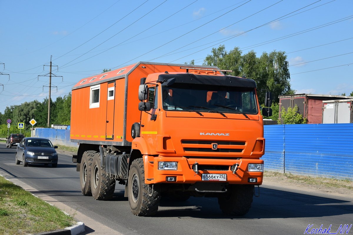 Нижегородская область, № В 566 КУ 252 — КамАЗ-43118-50