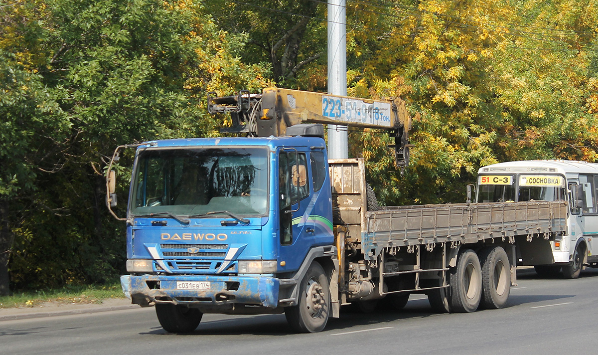 Челябинская область, № С 013 ЕВ 174 — Daewoo Ultra Royal
