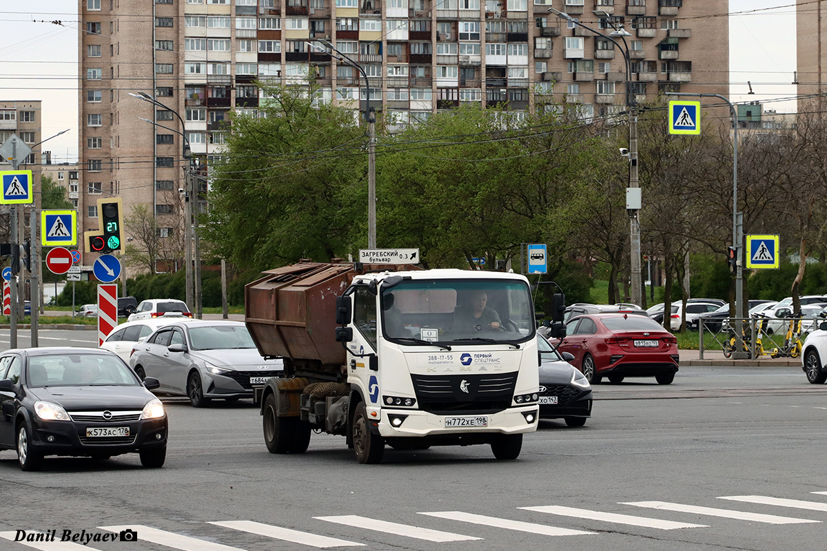 Санкт-Петербург, № Н 772 ХЕ 198 — КамАЗ-43089-F5 "Компас 9"